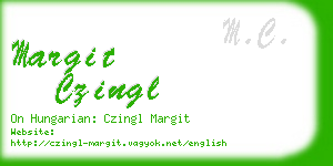 margit czingl business card